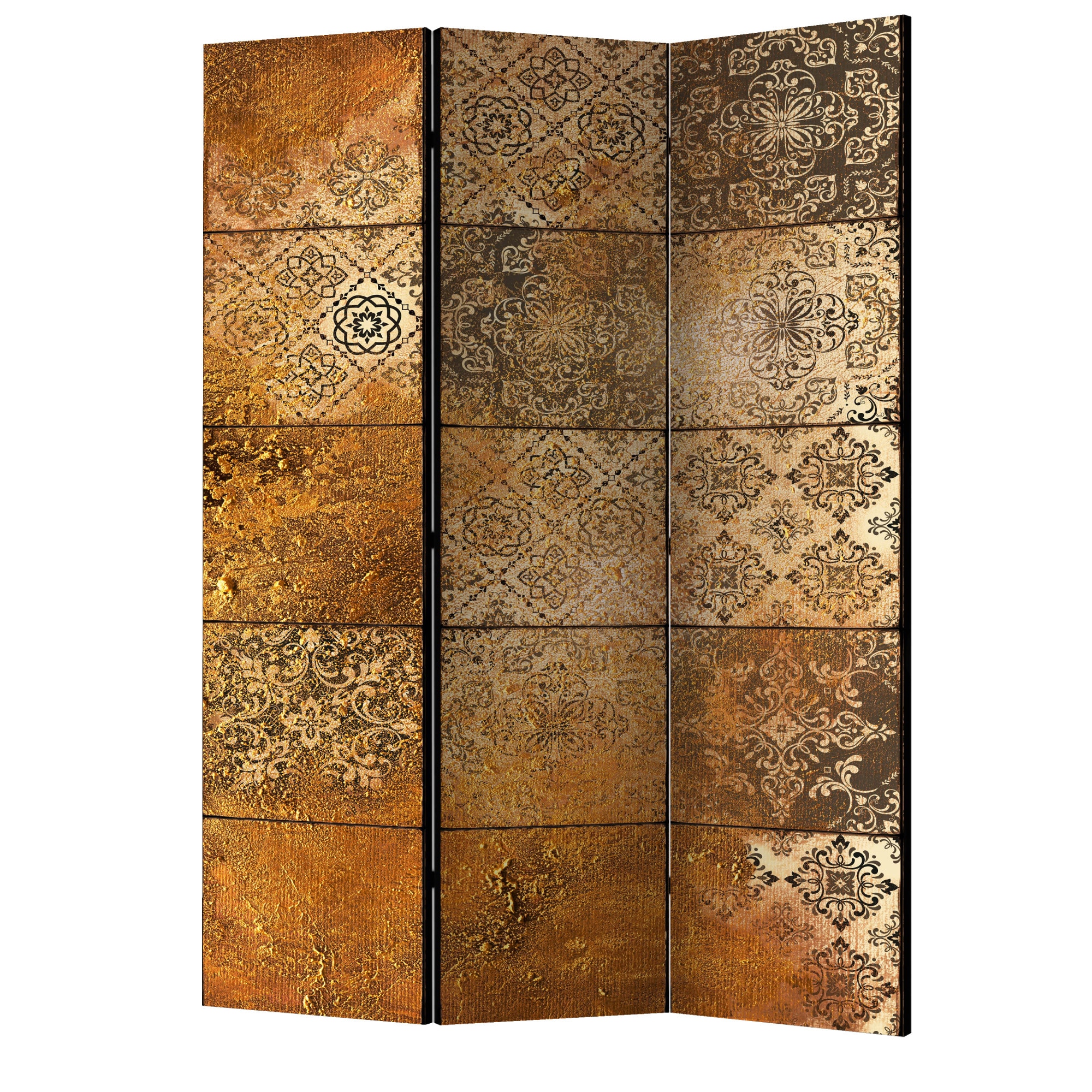 Paravan din 3 parti - Placi vechi - 135 x 172 cm