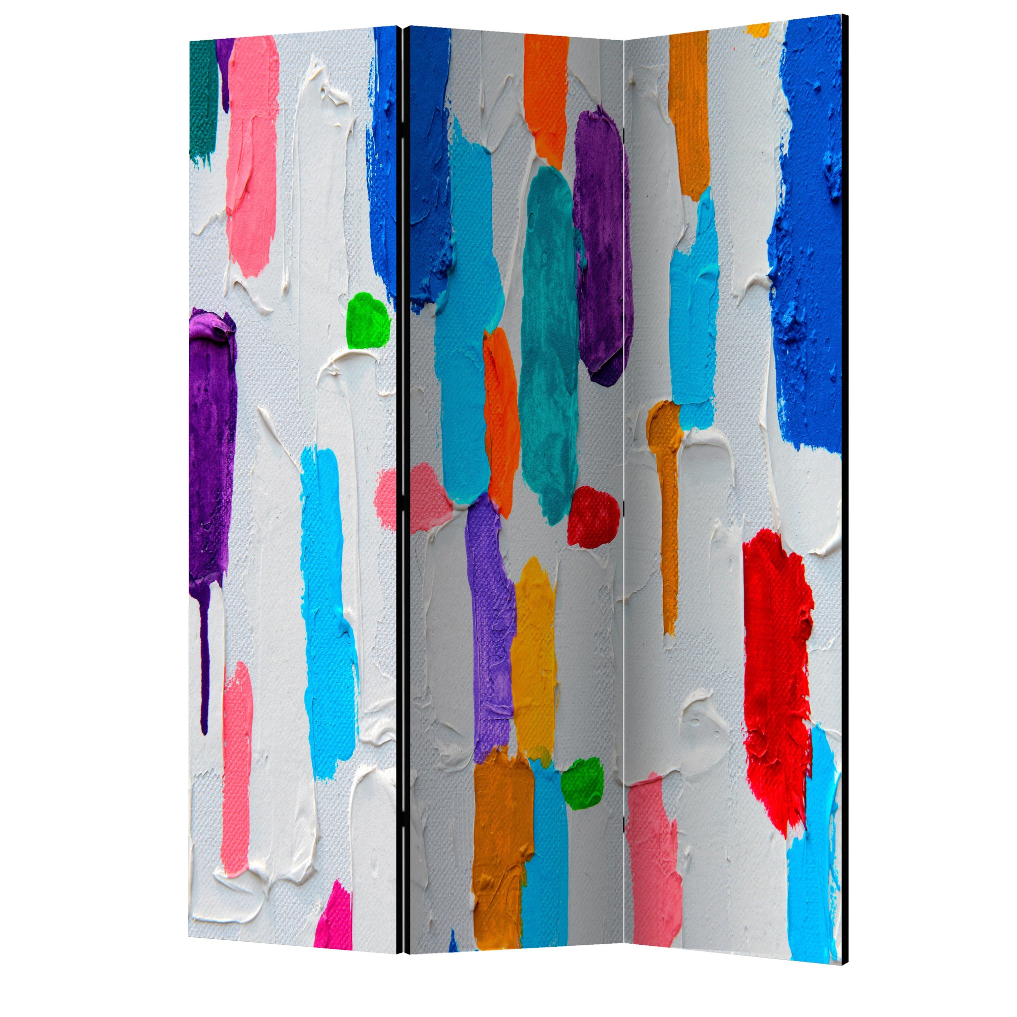 Paravan din 3 parti - Potrivirea culorilor - 135 x 172 cm