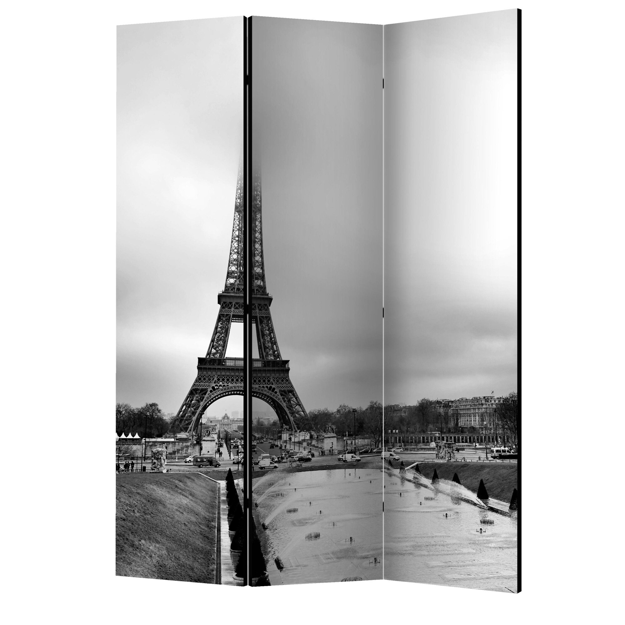 Paravan din 3 parti - Paris turnul eiffel - 135 x 172 cm