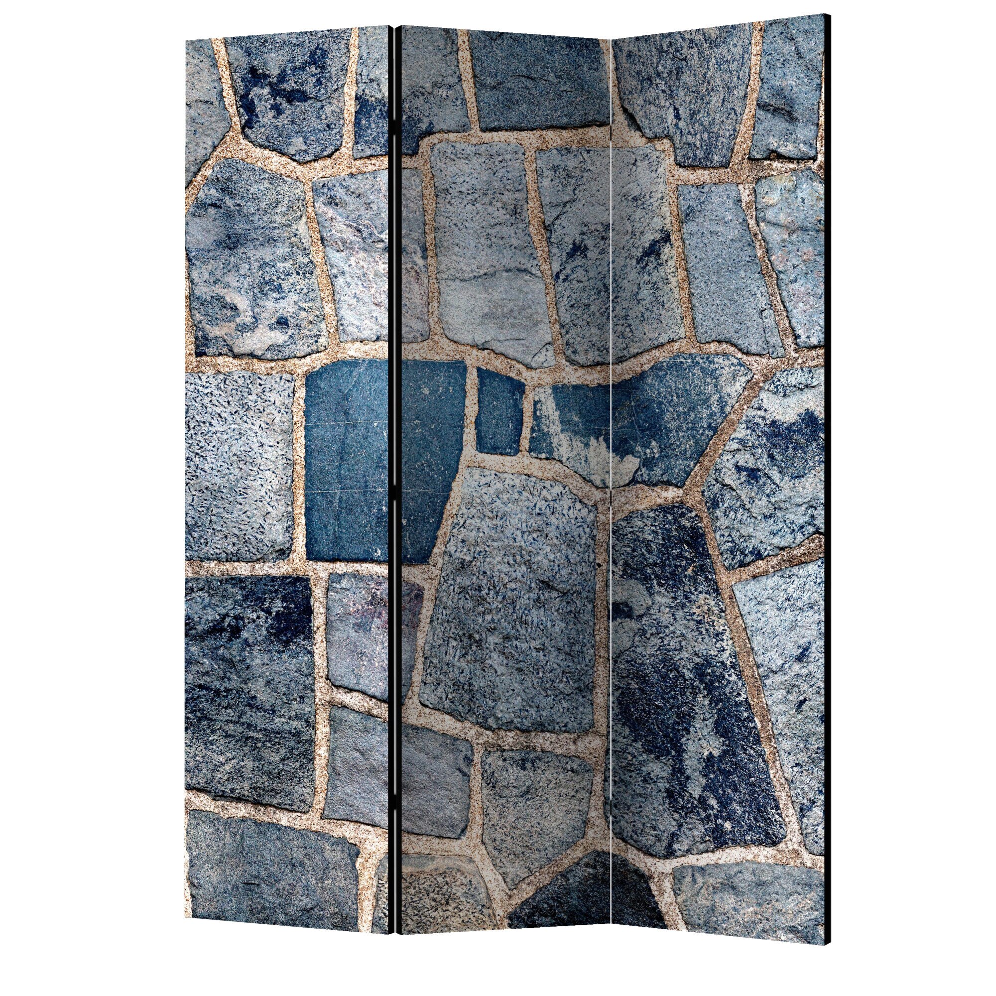 Paravan din 3 parti - Piatra de safir - 135 x 172 cm