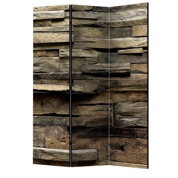 Paravan din 3 parti - Stil rustic cabana de tara - 135 x 172 cm Paravan din 3 parti - Stil rustic cabana de tara - 135 x 172 cm