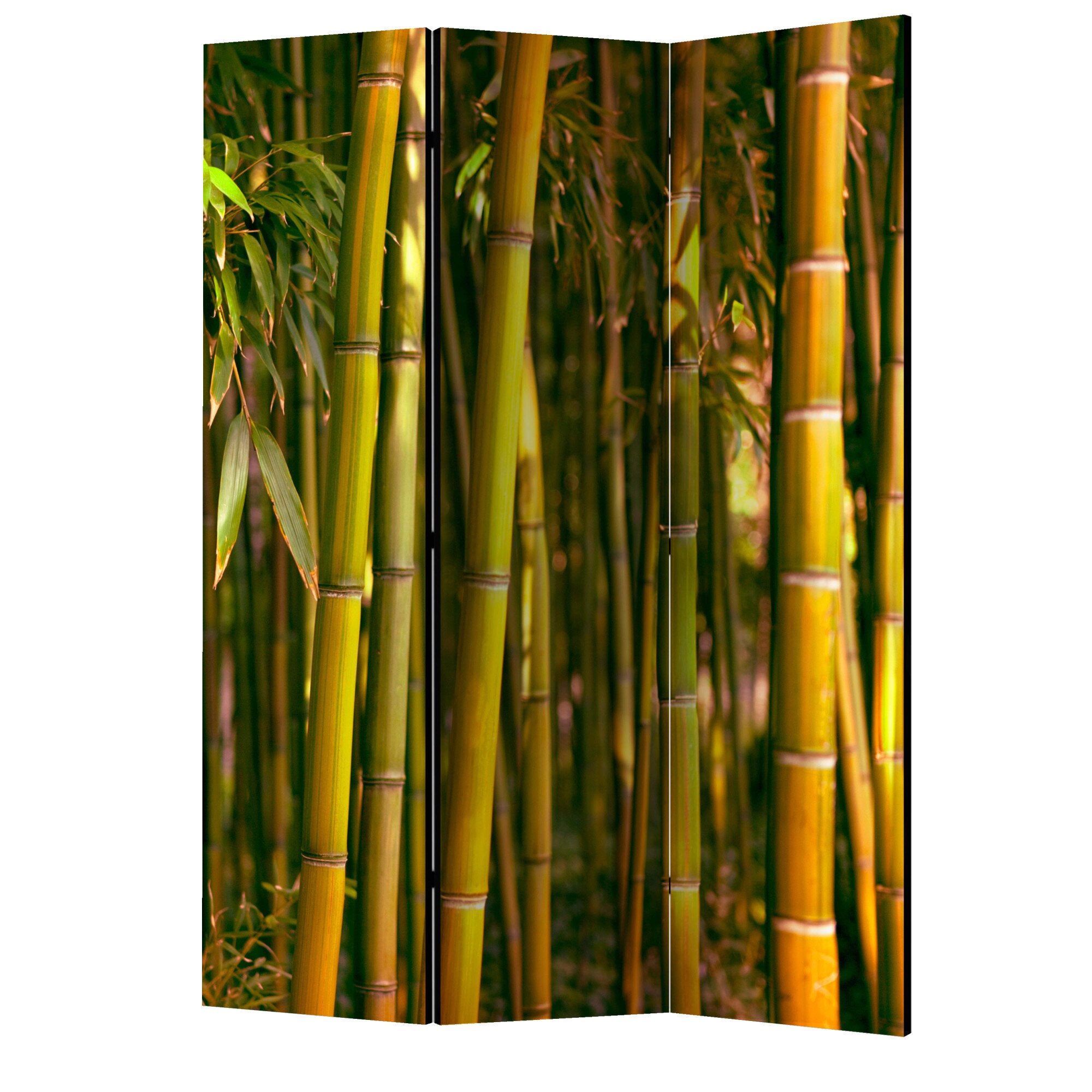 Paravan din 3 parti - Padurea soarelui apus - 135 x 172 cm