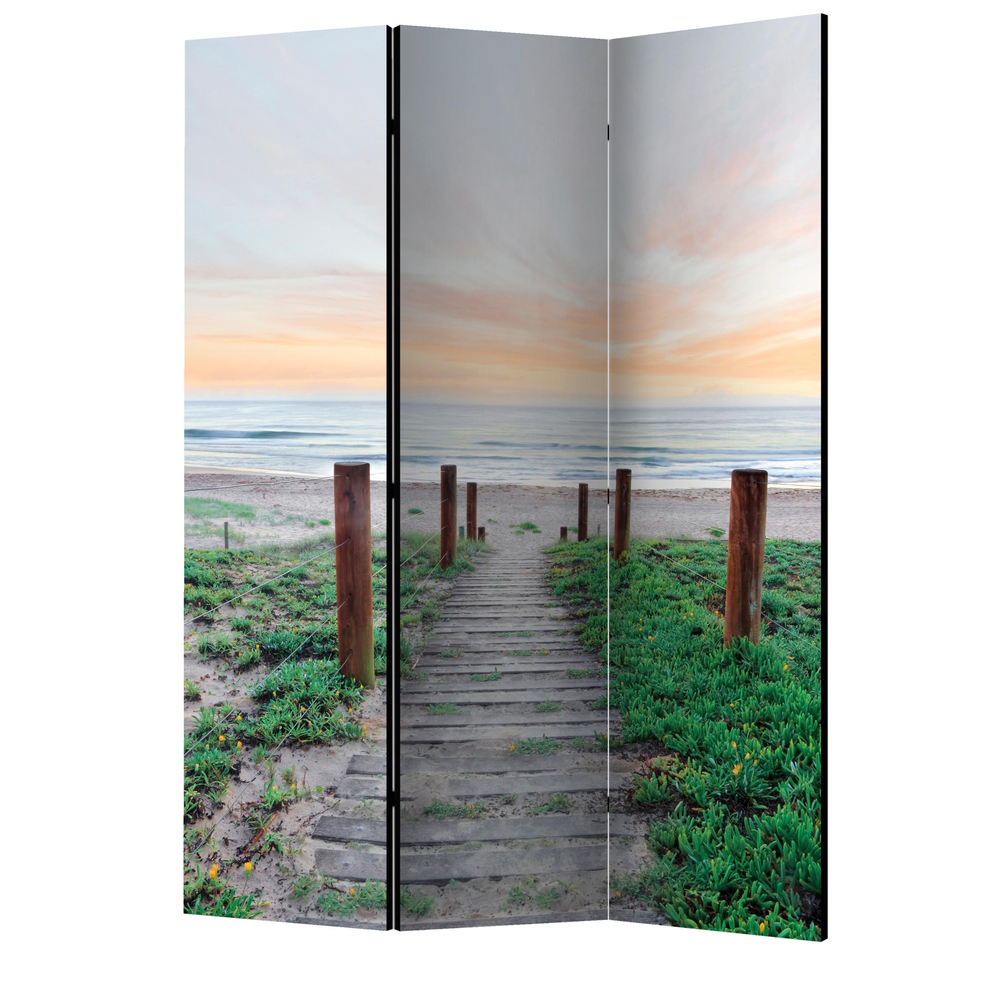 Paravan din 3 parti - Printre iarba - 135 x 172 cm