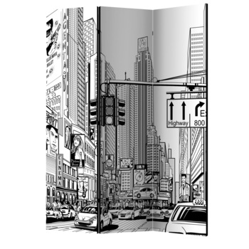 Paravan din 3 parti - Strada din new york - 135 x 172 cm Paravan din 3 parti - Strada din new york - 135 x 172 cm