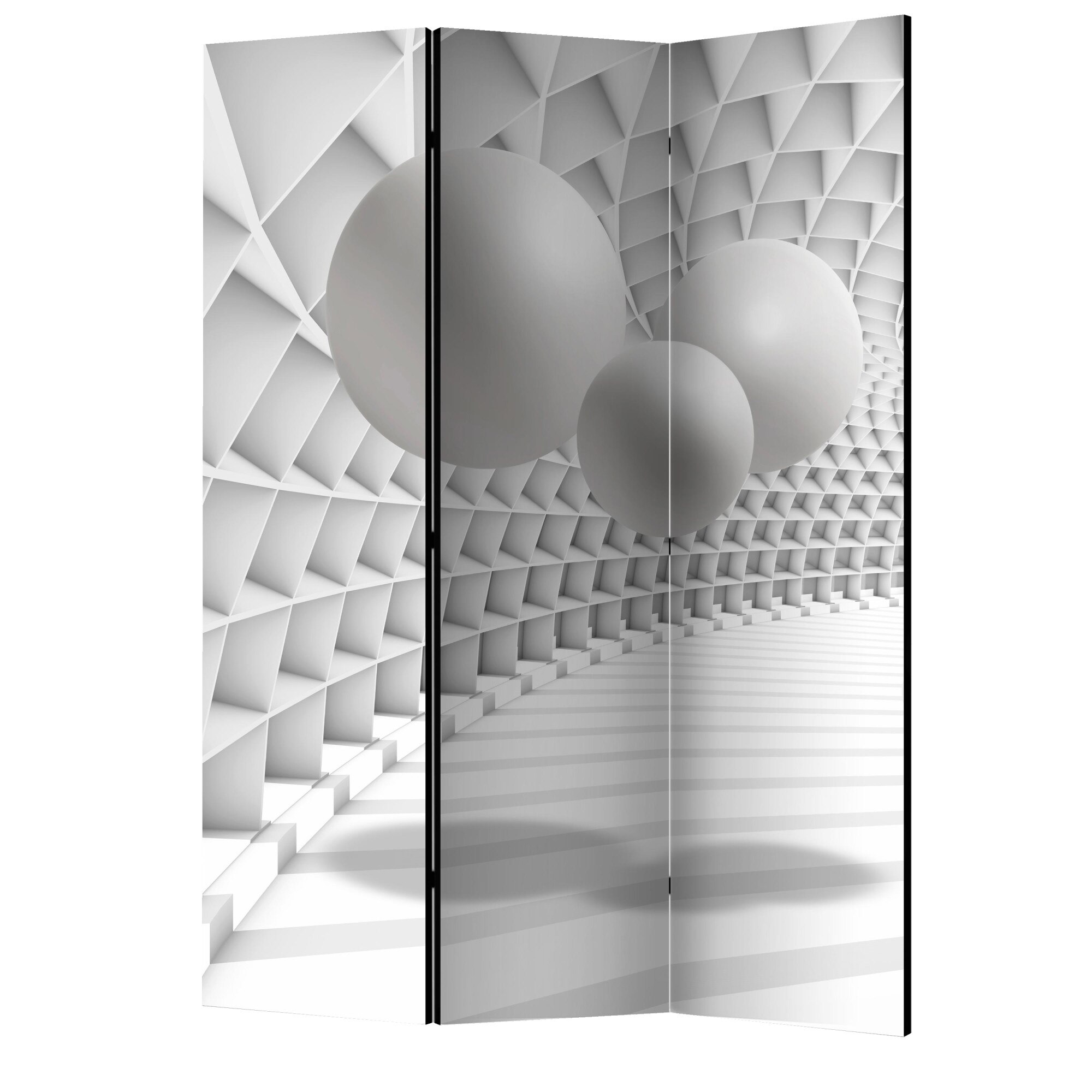 Paravan din 3 parti - Tunel abstract - 135 x 172 cm