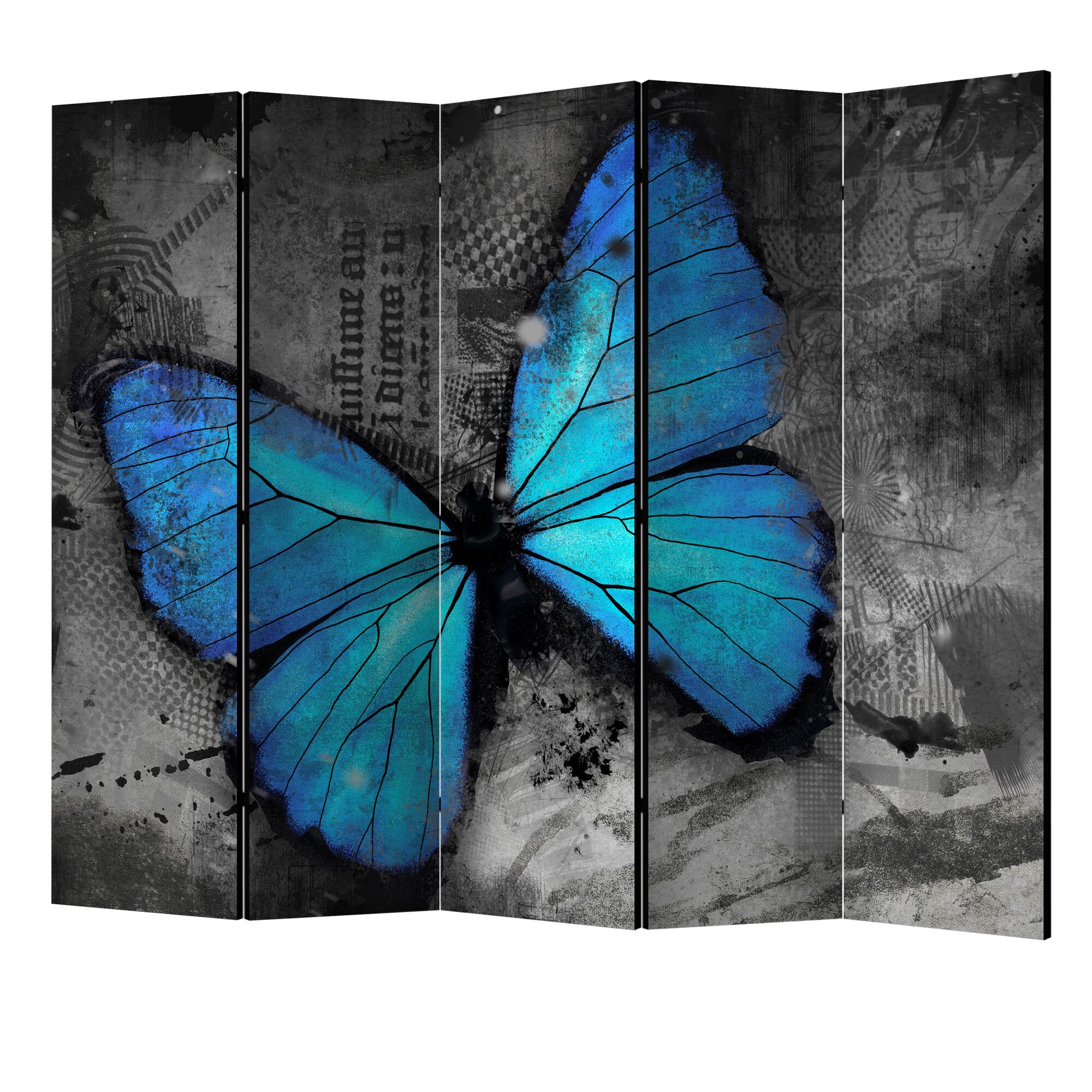 Paravan din 5 parti - Alated II - 225 x 172 cm