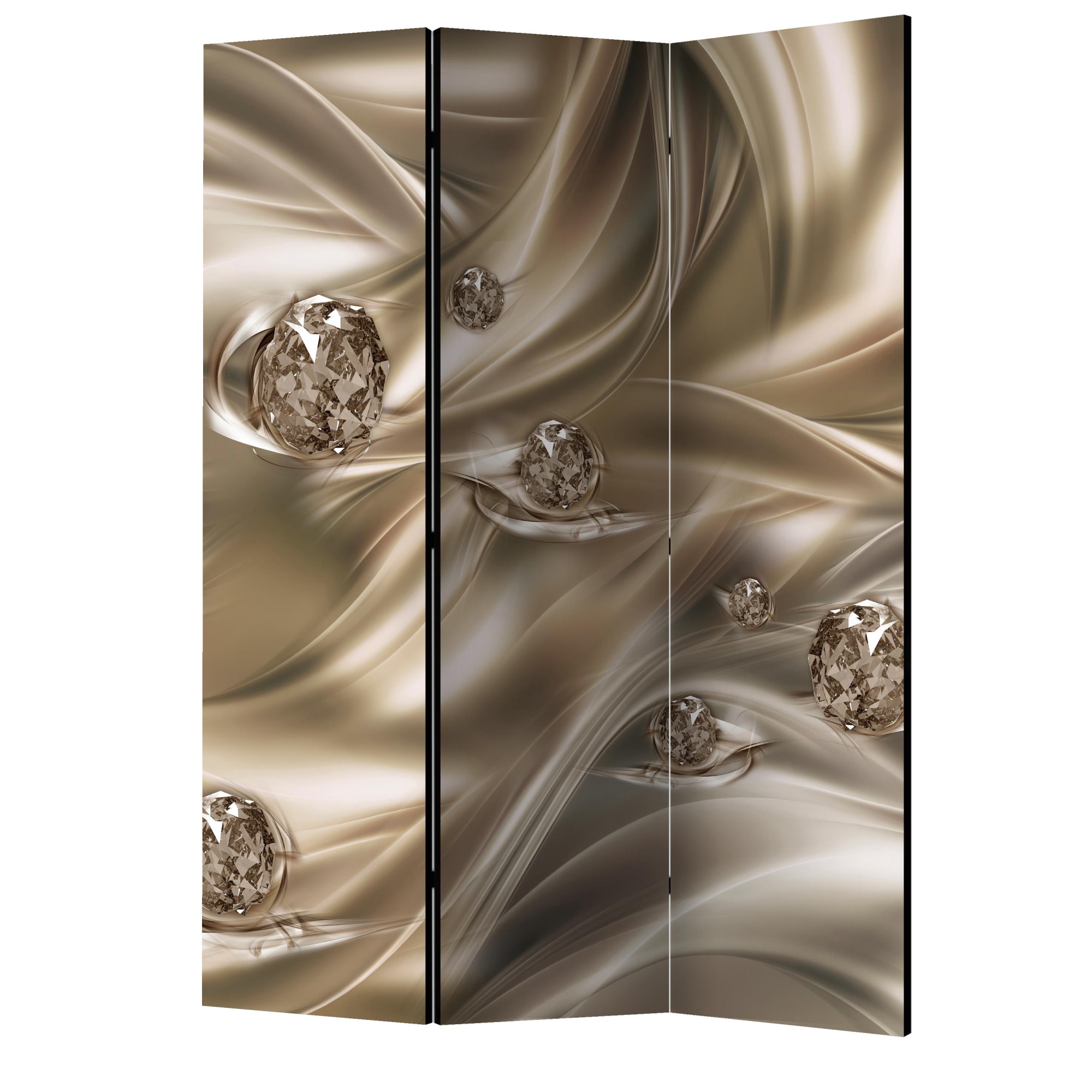 Paravan din 3 parti - Sarut de catifea - 135 x 172 cm