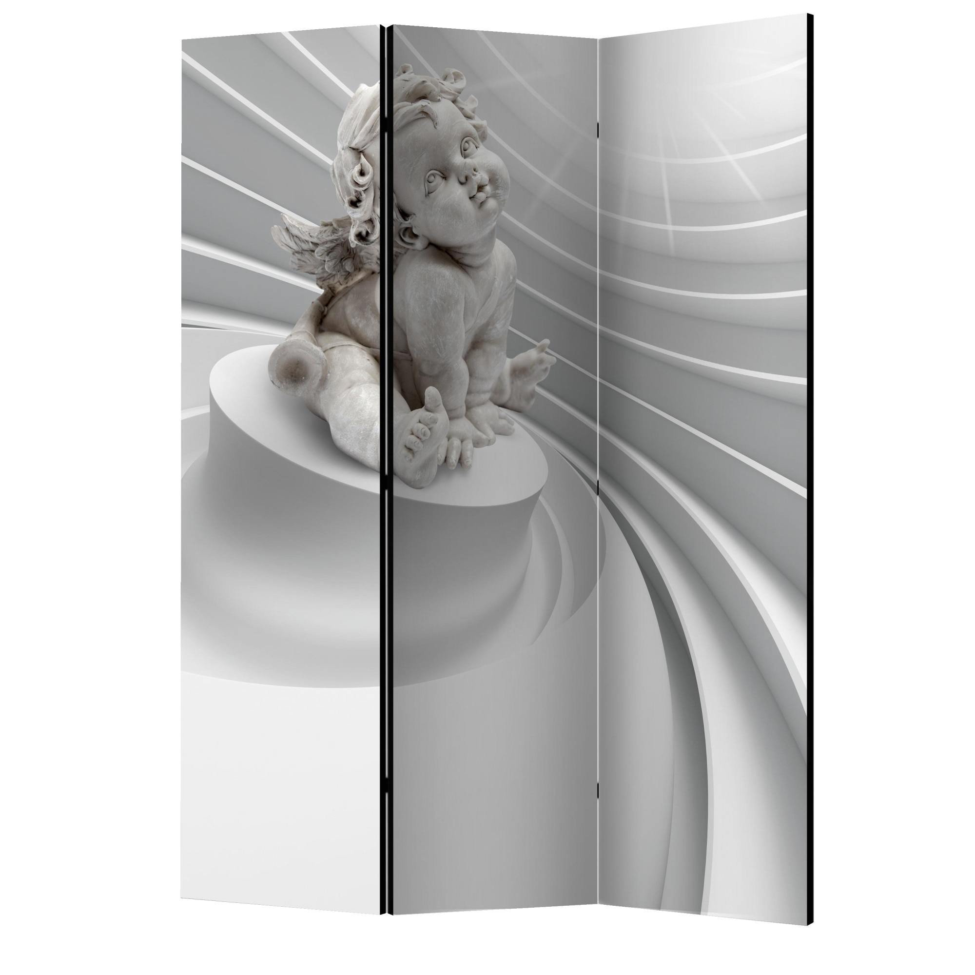 Paravan din 3 parti - Stralucire angelica - 135 x 172 cm