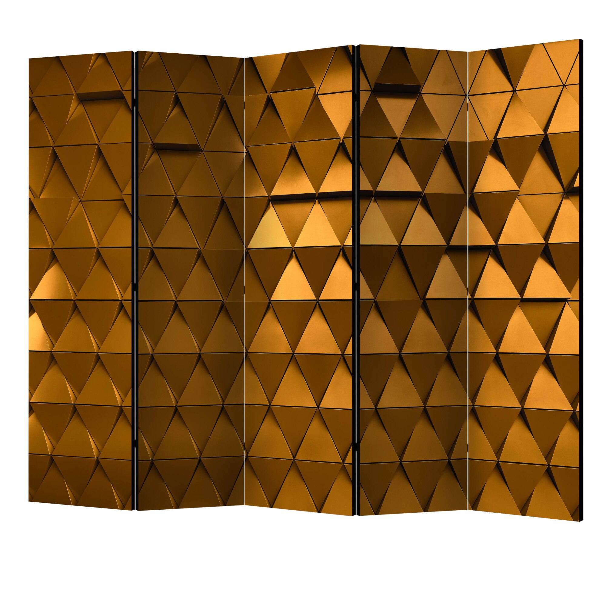 Paravan din 5 parti - Armura de aur II - 225 x 172 cm