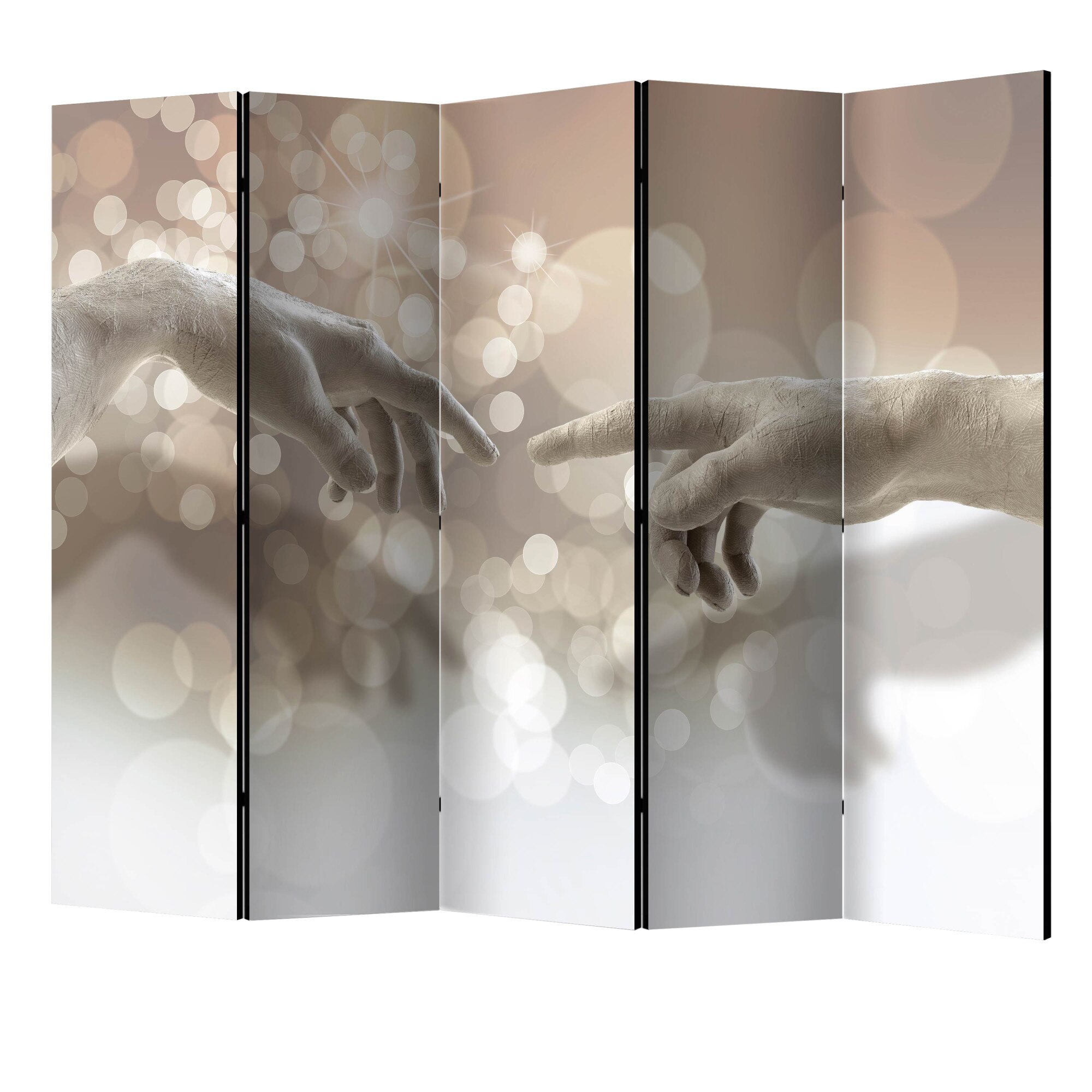 Paravan din 5 parti - Atingere sensibila II - 225 x 172 cm