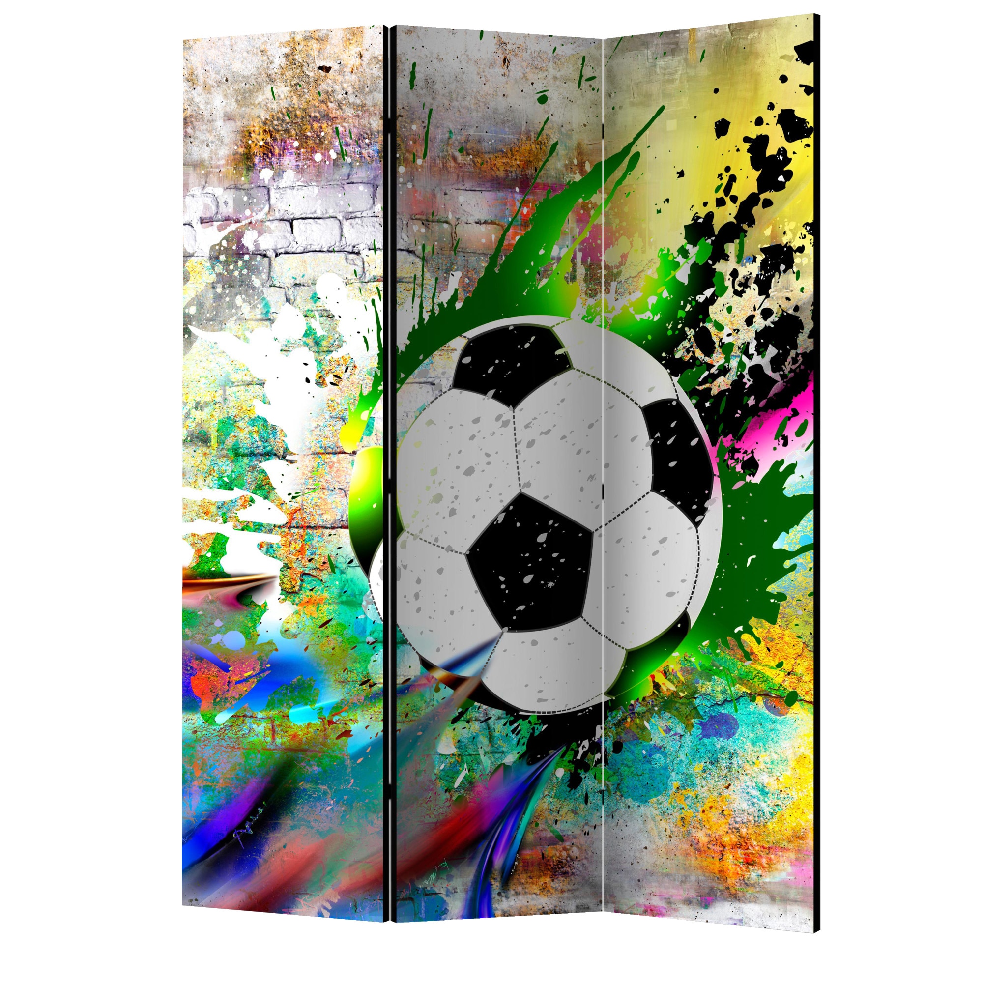 Paravan din 3 parti - Urban gameplay - 135 x 172 cm