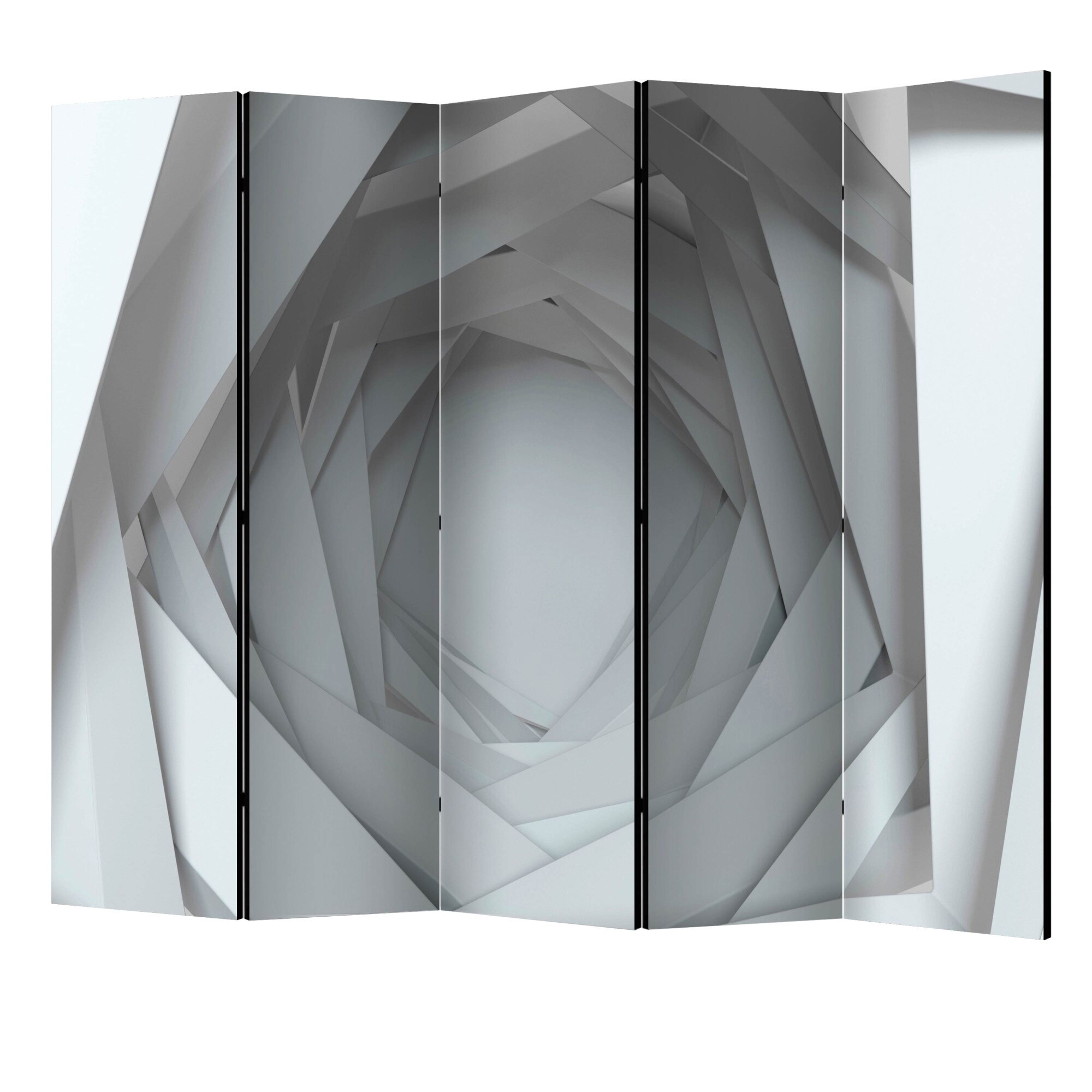 Paravan din 5 parti - Abisul geometric II - 225 x 172 cm