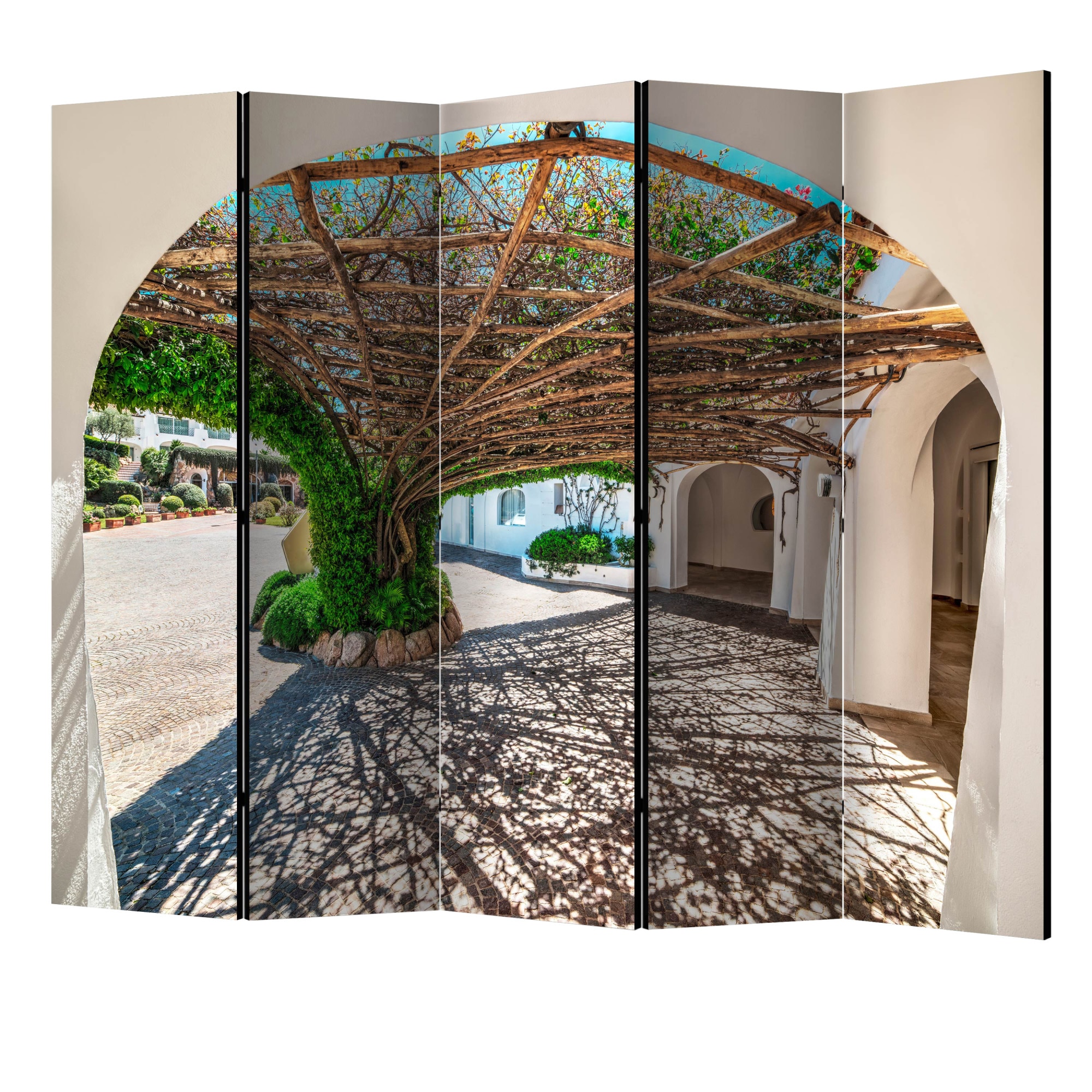 Paravan din 5 parti - Arbor de copaci - poltu quatu italia II - 225 x 172 cm