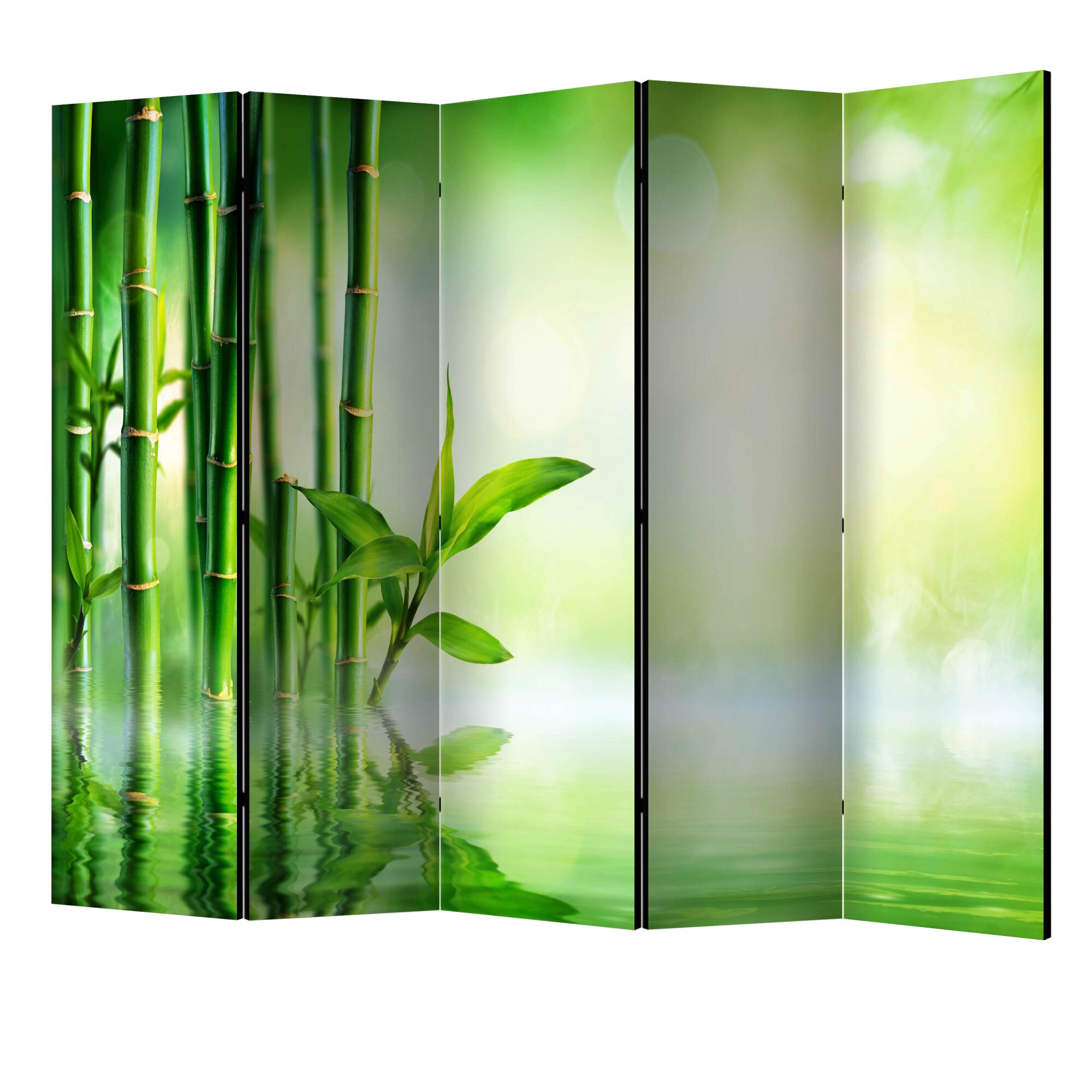 Paravan din 5 parti - Bamboo grove II - 225 x 172 cm