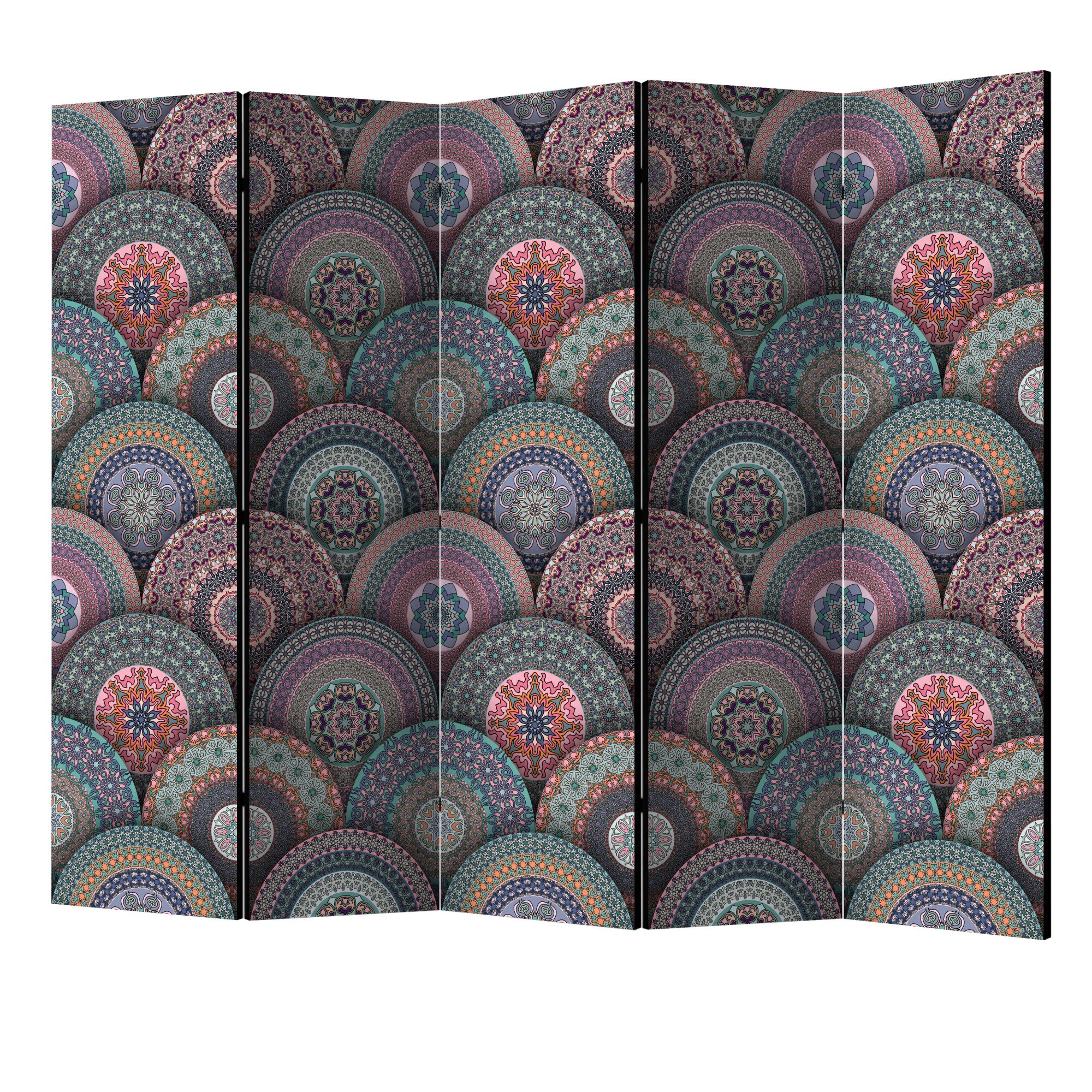 Paravan din 5 parti - Caleidoscopul oriental II - 225 x 172 cm