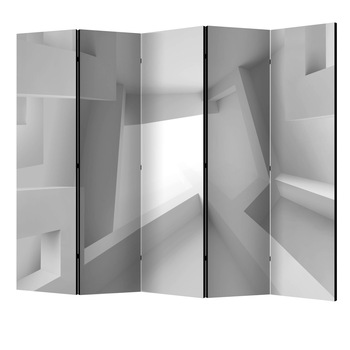 Paravan din 5 parti - Camera alba II - 225 x 172 cm Paravan din 5 parti - Camera alba II - 225 x 172 cm