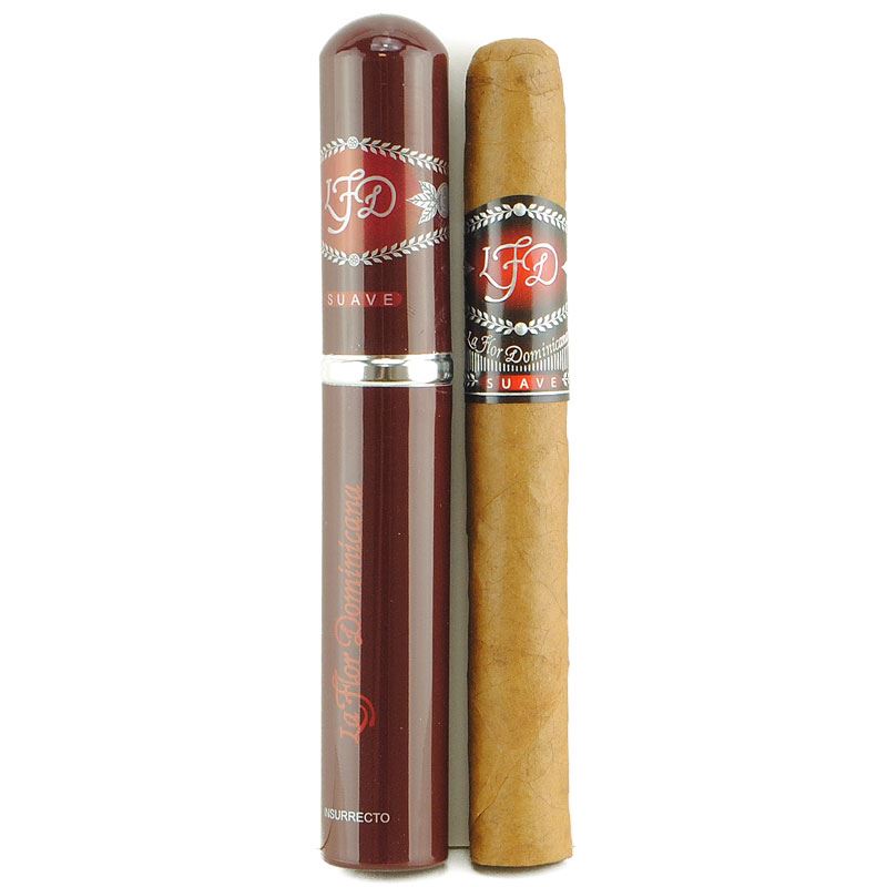 Trabuc La Flor Dominicana Suave Tubos Insurrecto Corona Natural Bucata