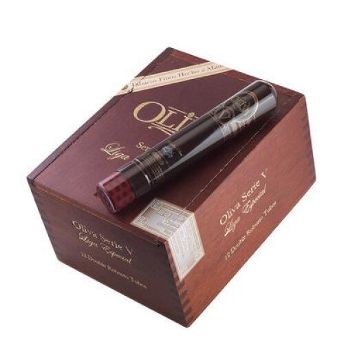 Trabucuri Oliva Serie V Liga Especial Double Robusto Tub Natural Cutie (12 bucati)
