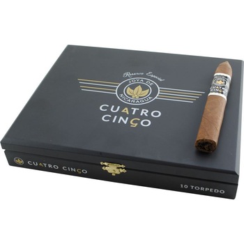 Trabucuri Joya de Nicaragua - Cuatro Cinco Torpedo Natural Cutie (10 bucati) Trabucuri Joya de Nicaragua - Cuatro Cinco Torpedo Natural Cutie (10 bucati)