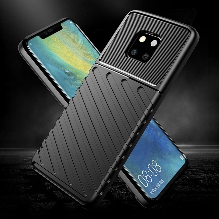 Калъф за телефон Thunder за Huawei Mate 20 Pro, черен