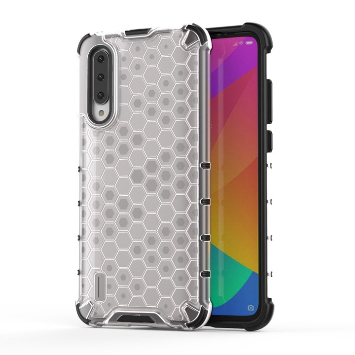 Калъф за телефон Honeycomb Case за Xiaomi Mi Cc9e/ Xiaomi Mi A3 Transparent