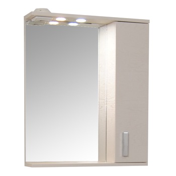 Oglinda cu dulap si iluminare led , Badenmob, seria 071 - 60x71x14cm , Crem Oglinda cu dulap si iluminare led , Badenmob, seria 071 - 60x71x14cm , Crem