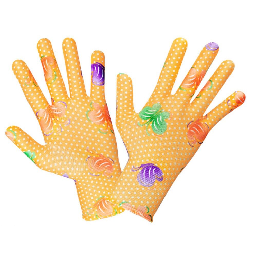 Manusi Gradina Motiv Floral, Galben L, Evo Standard