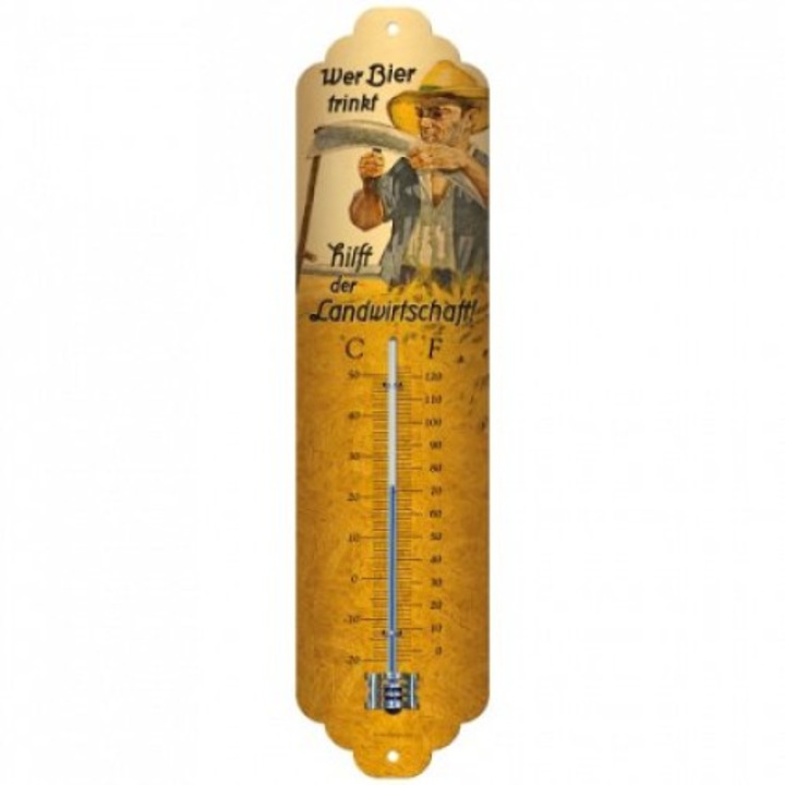 Termometru metalic - Wer Bier
