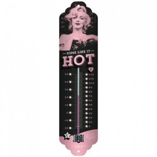 Termometru metalic - Marilyn Monroe Some Like it Hot