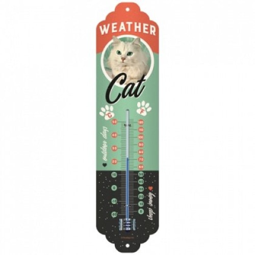 Termometru metalic - Weather Cat