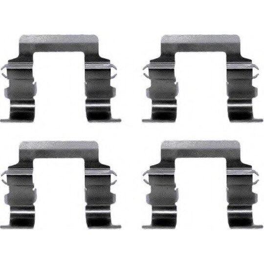 Set accesorii placute frana TEXTAR pentru Mitsubishi Galant Mitsubishi Space Mitsubishi Eclipse