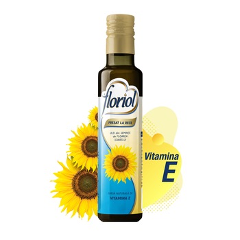 Floriol ulei Presat la Rece din Seminte de Floarea-Soarelui 250 ml