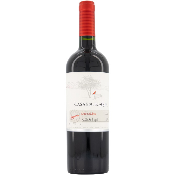 Vin Rosu Casas del Bosque Carmenere Reserva, 0.75l