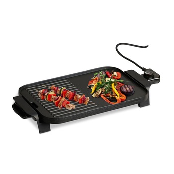 Gratar electric/Grill multifunctional mini, zona gatire 38cmx26cm, 1500W,Relaxdays Gratar electric/Grill multifunctional mini, zona gatire 38cmx26cm, 1500W,Relaxdays