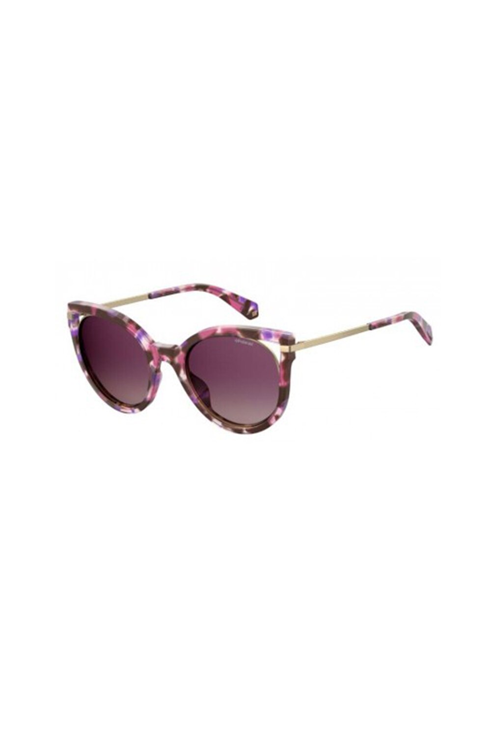 Polaroid, Ochelari de soare cat-eye cu lentile polarizate in degrade, Violet, 51-21-140 Standard