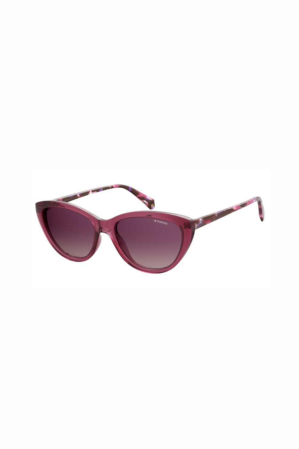 Polaroid, Ochelari de soare cat-eye cu lentile polarizate, Violet tyrian tortoise, 58-14-140 Standard