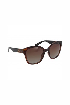 Polaroid, Ochelari de soare cat-eye cu lentile polarizate, Maro tortoise, 54-20-140 Standard Polaroid, Ochelari de soare cat-eye cu lentile polarizate, Maro tortoise, 54-20-140 Standard