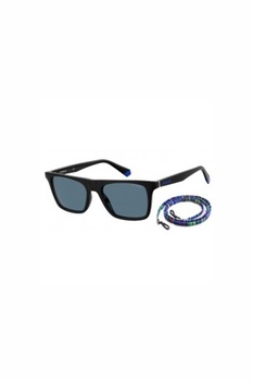 Polaroid, Ochelari de soare unisex cu lentile uni polarizate, Negru, 53-18-140 Standard Polaroid, Ochelari de soare unisex cu lentile uni polarizate, Negru, 53-18-140 Standard