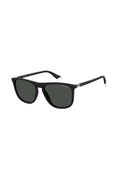 Polaroid, Ochelari de soare unisex cu lentile uni polarizate, Negru, 56-18-145 Standard Polaroid, Ochelari de soare unisex cu lentile uni polarizate, Negru, 56-18-145 Standard