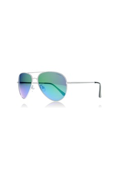Polaroid, Ochelari de soare aviator unisex cu lentile polarizate, Argintiu, 58-18-142 Standard Polaroid, Ochelari de soare aviator unisex cu lentile polarizate, Argintiu, 58-18-142 Standard