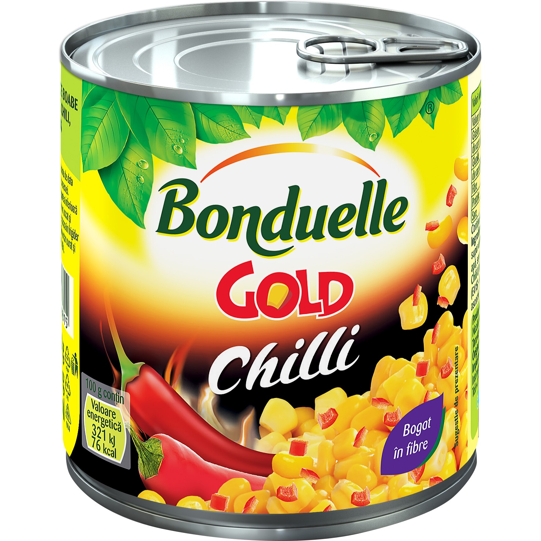 Porumb dulce boabe Chilli Gold Bonduelle, 310g
