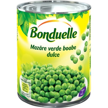 Mazare verde boabe, dulce, Bonduelle, 800g Mazare verde boabe, dulce, Bonduelle, 800g