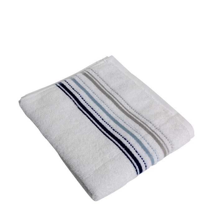 Бяла кърпа за баня 50х90 см Tex Home 100% памук