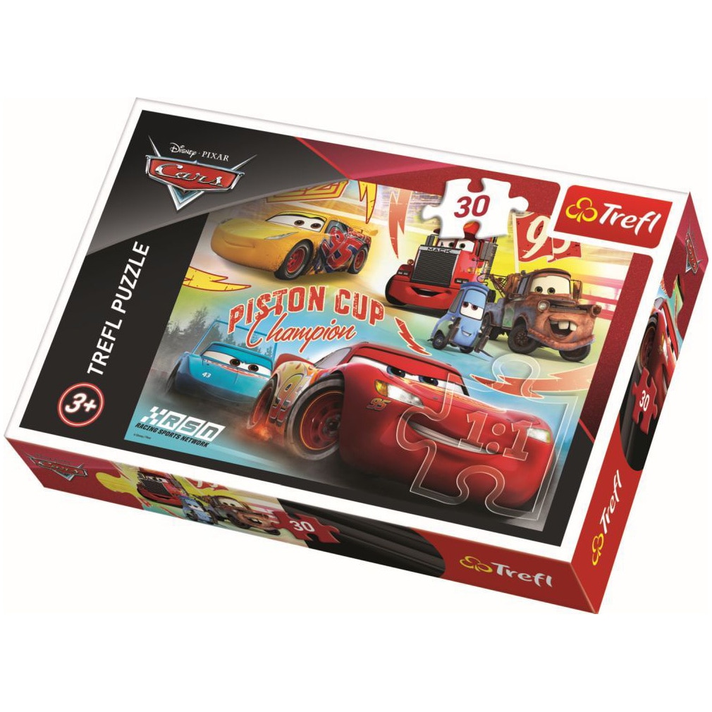 Puzzle Trefl, Disney Cars, Piston Cup, 30 piese