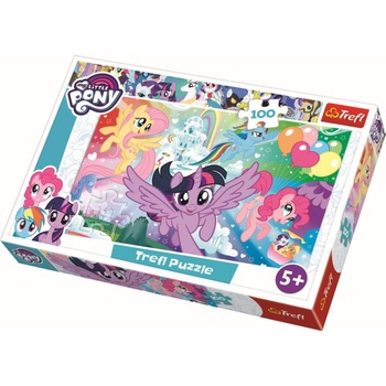 Puzzle Trefl, My little Pony, Curcubeul prieteniei, 100 piese Puzzle Trefl, My little Pony, Curcubeul prieteniei, 100 piese