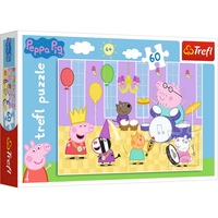 Puzzle Trefl, Peppa Pig la bal, 60 piese