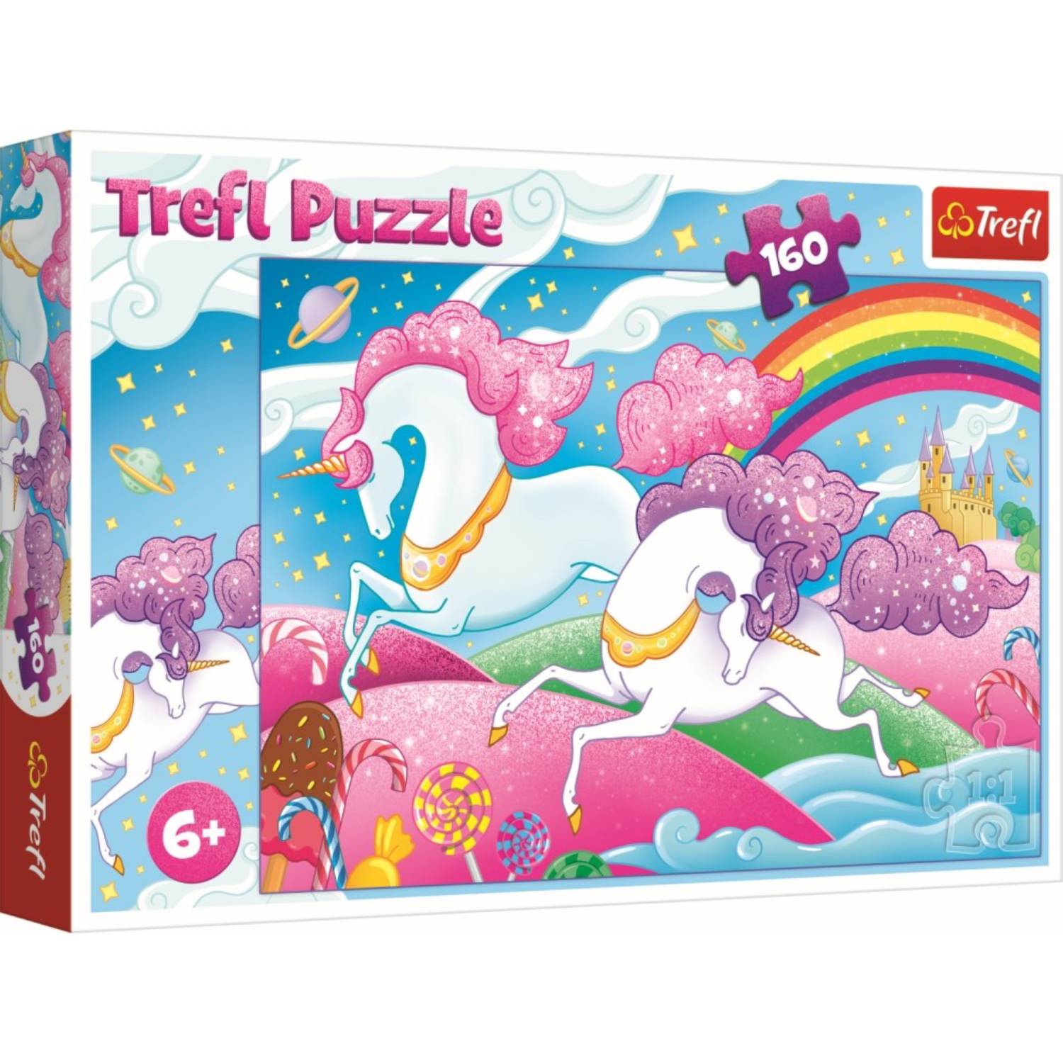 Puzzle Trefl, Unicorni, 160 piese