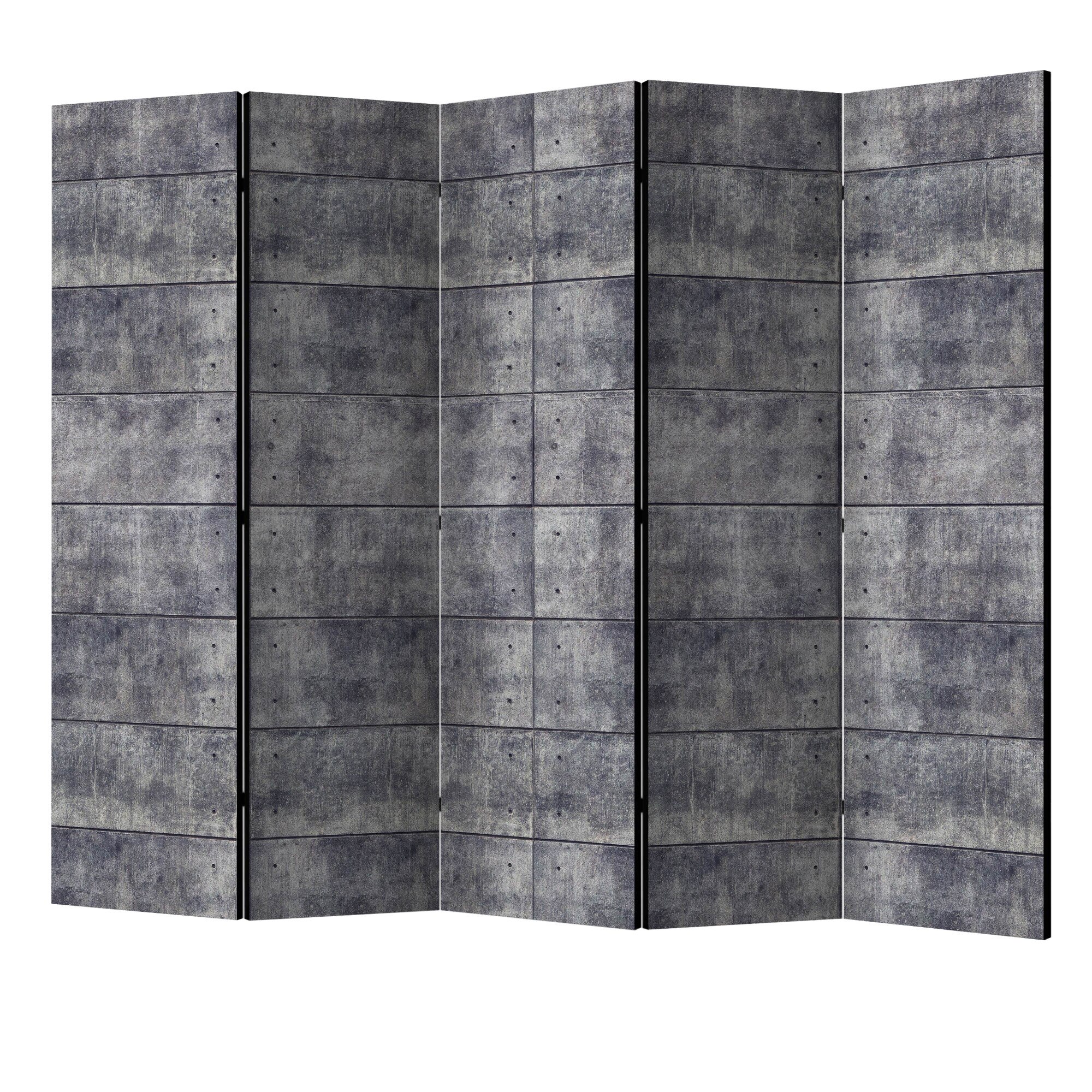 Paravan din 5 parti - Cetatea II de beton II - 225 x 172 cm
