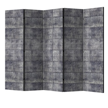 Paravan din 5 parti - Cetatea II de beton II - 225 x 172 cm Paravan din 5 parti - Cetatea II de beton II - 225 x 172 cm