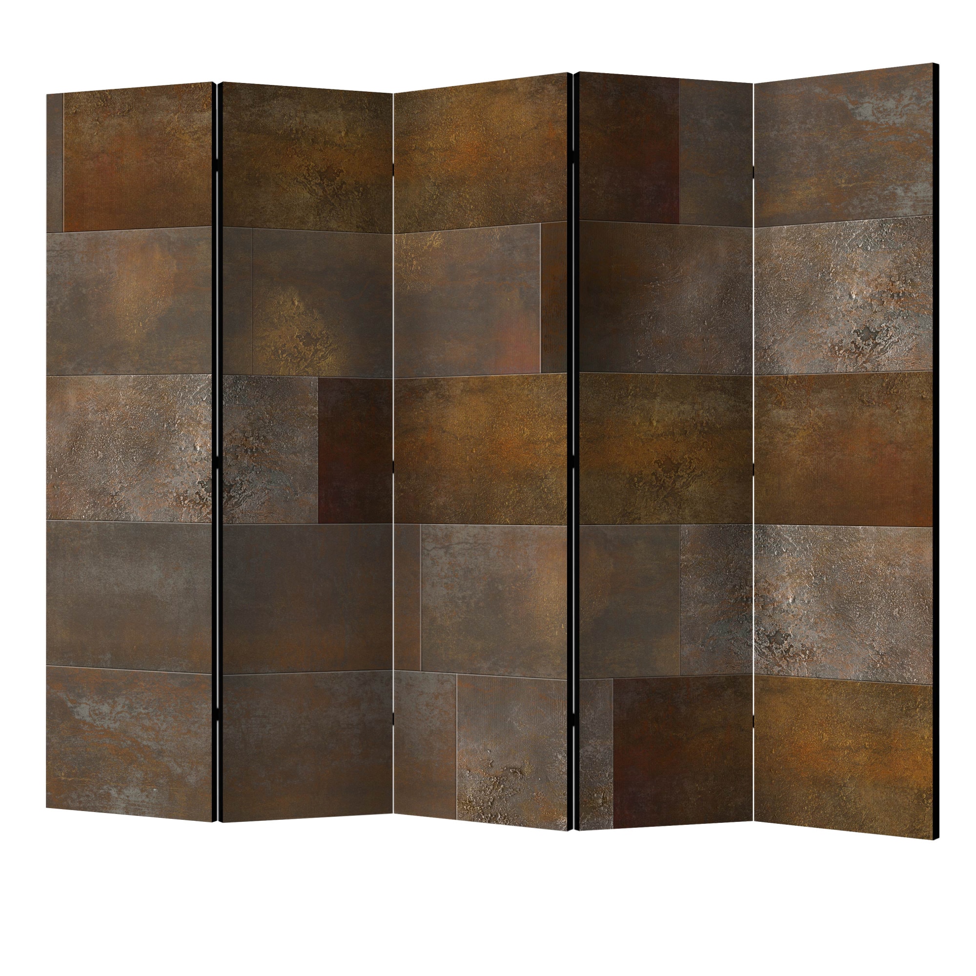 Paravan din 5 parti - Cascada de aur II - 225 x 172 cm